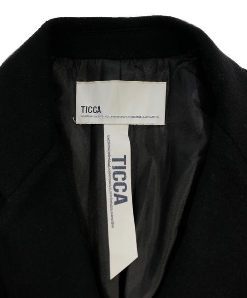 ticca（ティッカ）TICCA (ティッカ) ウール ダブル ジャケットコート グレー サイズ:SIZE Freeの古着・服飾アイテム