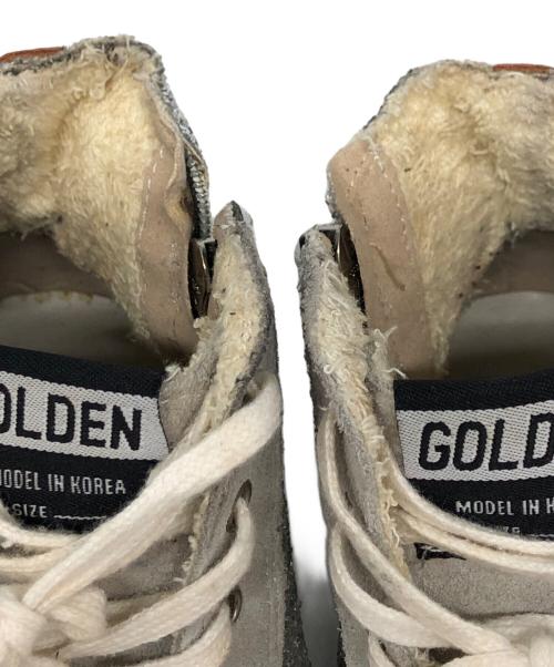 GOLDEN GOOSE（ゴールデングース）GOLDEN GOOSE (ゴールデングース) グリッターハイカットスニーカー シルバー サイズ:SIZE 25cmの古着・服飾アイテム