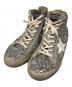 GOLDEN GOOSE（ゴールデングース）の古着「グリッターハイカットスニーカー」｜シルバー
