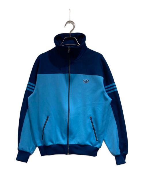 adidas（アディダス）adidas (アディダス) トラックジャケット ブルー×ネイビー サイズ:SIZE 4の古着・服飾アイテム