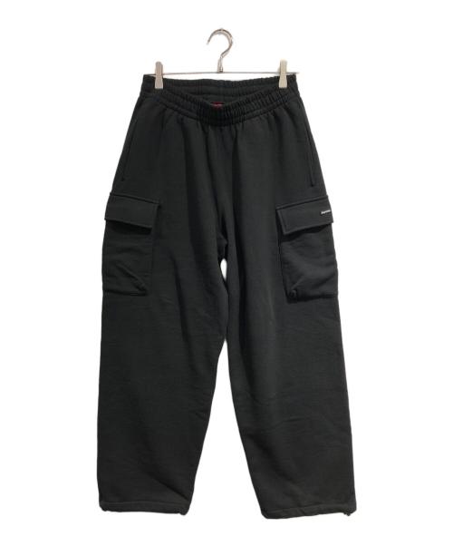 SUPREME（シュプリーム）Supreme (シュプリーム) Small Box Cargo Sweatpantスウェットカーゴパンツ ブラック サイズ:SIZE Sの古着・服飾アイテム