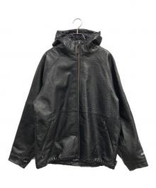 SUPREME（シュプリーム）の古着「Ostrich Embosssed Leather Jacket」｜ブラック