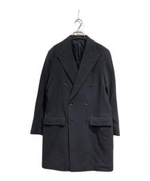 UNITED ARROWS TOKYO（ユナイテッドアローズトウキョウ）の古着「メルトンダブルコート」｜ネイビー