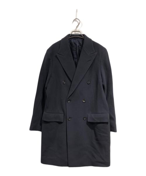 UNITED ARROWS TOKYO（ユナイテッドアローズトウキョウ）UNITED ARROWS TOKYO (ユナイテッドアローズトウキョウ) メルトンダブルコート ネイビー サイズ:SIZE 48の古着・服飾アイテム
