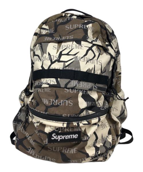 SUPREME（シュプリーム）Supreme (シュプリーム) CORDURA (コーデュラ) Backpack ベージュ×ブラウンの古着・服飾アイテム