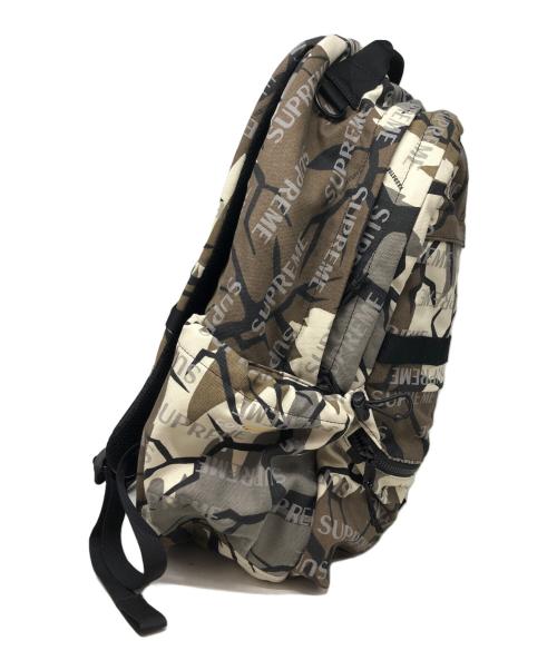 SUPREME（シュプリーム）Supreme (シュプリーム) CORDURA (コーデュラ) Backpack ベージュ×ブラウンの古着・服飾アイテム