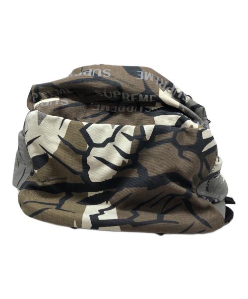 SUPREME（シュプリーム）Supreme (シュプリーム) CORDURA (コーデュラ) Backpack ベージュ×ブラウンの古着・服飾アイテム