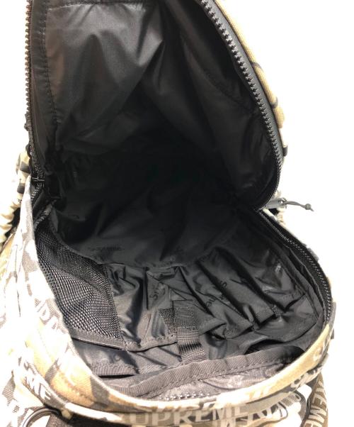 SUPREME（シュプリーム）Supreme (シュプリーム) CORDURA (コーデュラ) Backpack ベージュ×ブラウンの古着・服飾アイテム
