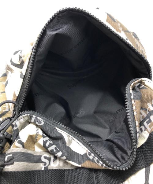 SUPREME（シュプリーム）Supreme (シュプリーム) CORDURA (コーデュラ) Backpack ベージュ×ブラウンの古着・服飾アイテム