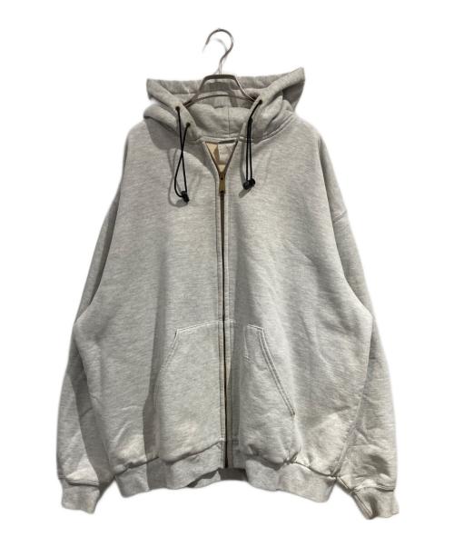 CarHartt（カーハート）CarHartt (カーハート) フルジップスウェットパーカー ライトグレー サイズ:SIZE 不明の古着・服飾アイテム