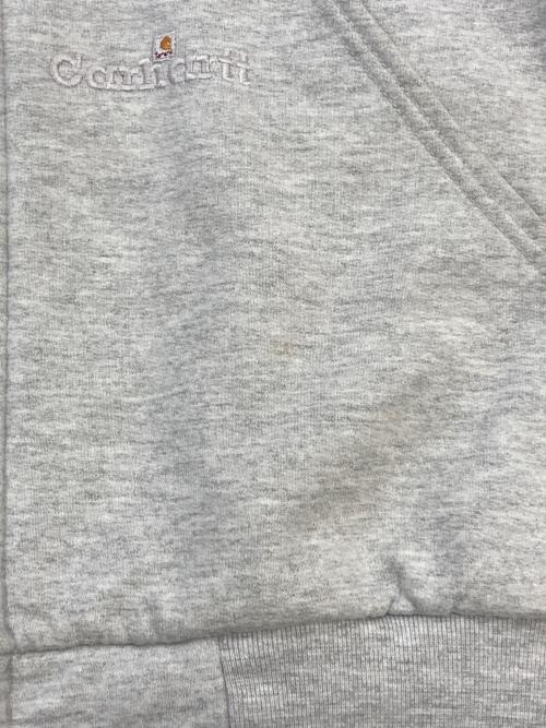 CarHartt（カーハート）CarHartt (カーハート) フルジップスウェットパーカー ライトグレー サイズ:SIZE 不明の古着・服飾アイテム