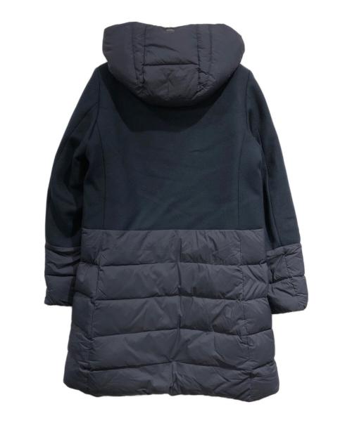HERNO（ヘルノ）HERNO (ヘルノ) ウール切替 ダウンコート ネイビー サイズ:SIZE 40の古着・服飾アイテム