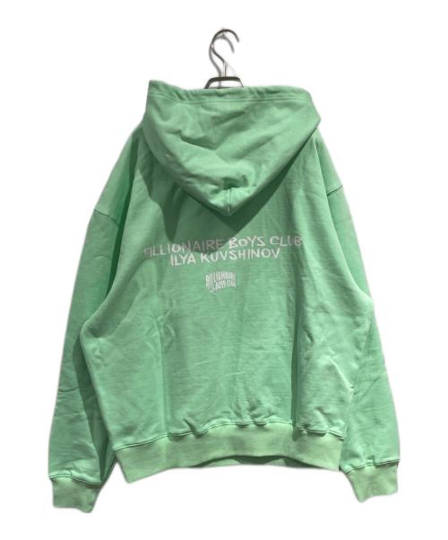 BILLIONAIRE BOYS CLUB（ビリオネアボーイズクラブ）BILLIONAIRE BOYS CLUB (ビリオネアボーイズクラブ) ILYA KUVSHINOV コラボフーディー グリーン サイズ:SIZE Lの古着・服飾アイテム