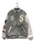 WIND AND SEA（ウィンダンシー）の古着「VARSITY JACKET」｜グレー×ホワイト
