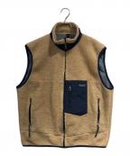 Patagoniaパタゴニア）の古着「フリースベスト」｜ベージュ