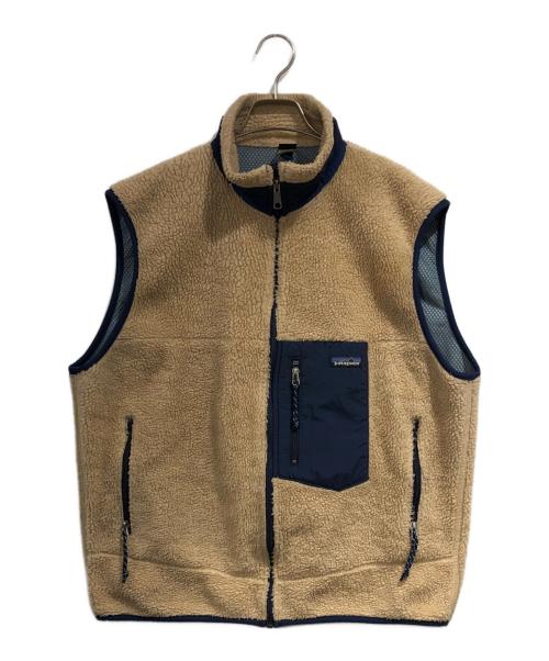 Patagonia（パタゴニア）Patagonia (パタゴニア) フリースベスト ベージュ サイズ:SIZE XLの古着・服飾アイテム