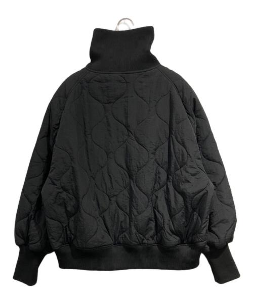 kha:ki（カーキ）kha:ki (カーキ) リタリー キルト ジップアップ ジャケット ブラック サイズ:SIZE 1の古着・服飾アイテム
