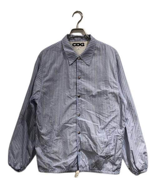 CDG（シーディージー）CDG (シーディージー) コーチジャケット ブルー サイズ:SIZE Sの古着・服飾アイテム