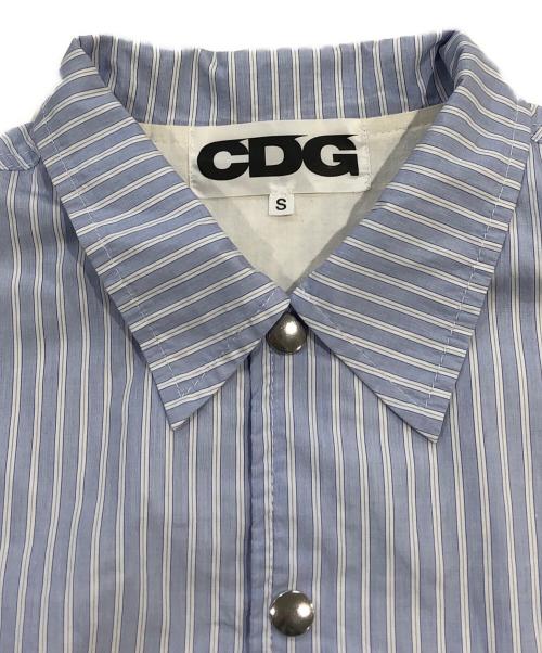 CDG（シーディージー）CDG (シーディージー) コーチジャケット ブルー サイズ:SIZE Sの古着・服飾アイテム