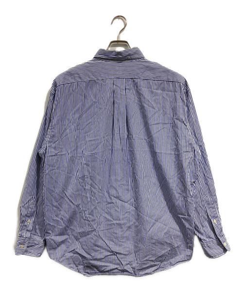 POLO RALPH LAUREN（ポロ・ラルフローレン）POLO RALPH LAUREN (ポロ・ラルフローレン) ストライプシャツ ブルー サイズ:SIZE Mの古着・服飾アイテム