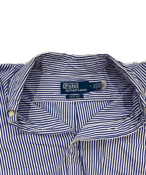 POLO RALPH LAUREN（ポロ・ラルフローレン）POLO RALPH LAUREN (ポロ・ラルフローレン) ストライプシャツ ブルー サイズ:SIZE Mの古着・服飾アイテム