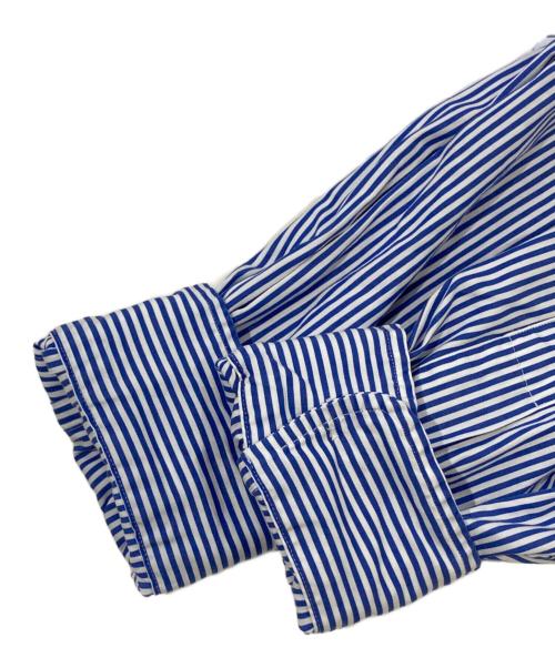 POLO RALPH LAUREN（ポロ・ラルフローレン）POLO RALPH LAUREN (ポロ・ラルフローレン) ストライプシャツ ブルー サイズ:SIZE Mの古着・服飾アイテム