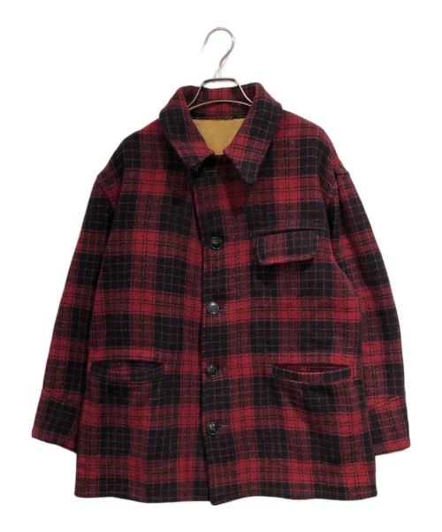 North country（ノースカントリー）north country (ノースカントリー) ヴィンテージウールジャケット レッド サイズ:SIZE 不明の古着・服飾アイテム