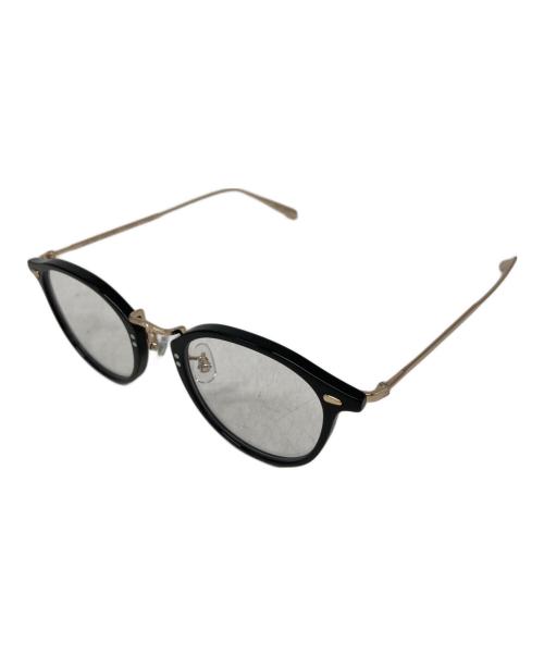 UNITED ARROWS（ユナイテッドアローズ）UNITED ARROWS (ユナイテッドアローズ) 金子眼鏡 (カネコガンキョウ) 別注 Logan サングラス ブラック×ゴールドの古着・服飾アイテム