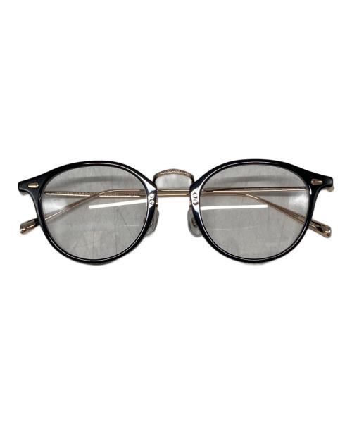 UNITED ARROWS（ユナイテッドアローズ）UNITED ARROWS (ユナイテッドアローズ) 金子眼鏡 (カネコガンキョウ) 別注 Logan サングラス ブラック×ゴールドの古着・服飾アイテム