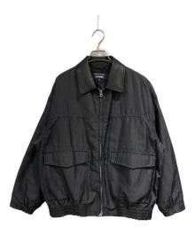 COMME des GARCONS HOMME（コムデギャルソン オム）の古着「ウールラミーギャバジンジャケット」｜グレー