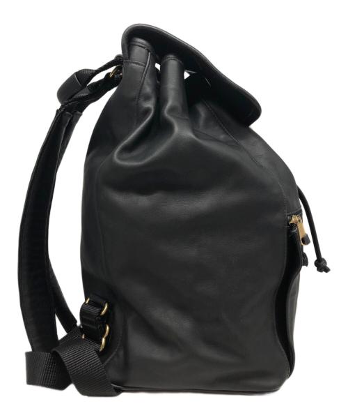 COACH（コーチ）COACH (コーチ) フェイクレザーリュック ブラックの古着・服飾アイテム
