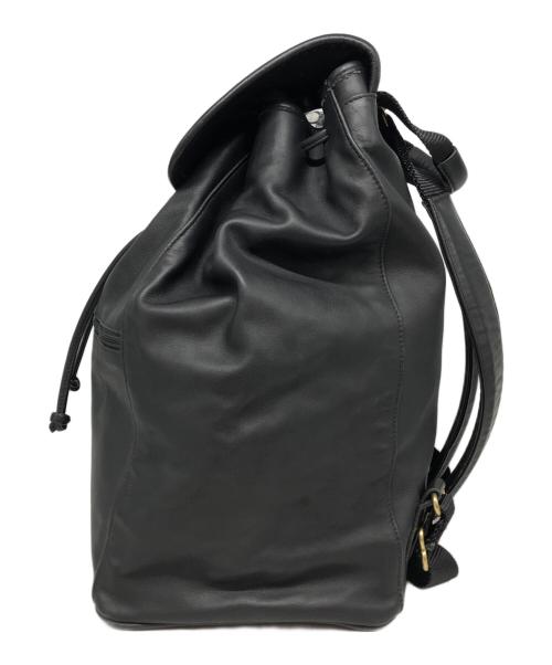 COACH（コーチ）COACH (コーチ) フェイクレザーリュック ブラックの古着・服飾アイテム