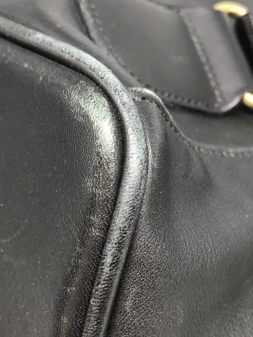 COACH（コーチ）COACH (コーチ) フェイクレザーリュック ブラックの古着・服飾アイテム