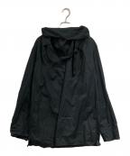 Yohji Yamamoto pour hommeヨウジヤマモト プールオム）の古着「ネックベルトプルオーバー」｜ブラック