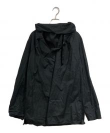 Yohji Yamamoto pour homme（ヨウジヤマモト プールオム）の古着「ネックベルトプルオーバー」｜ブラック
