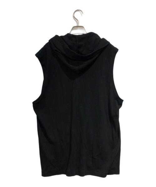 Yohji Yamamoto pour homme（ヨウジヤマモト プールオム）Yohji Yamamoto pour homme (ヨウジヤマモト プールオム) ジップアップフーディベスト ブラック サイズ:SIZE 3の古着・服飾アイテム