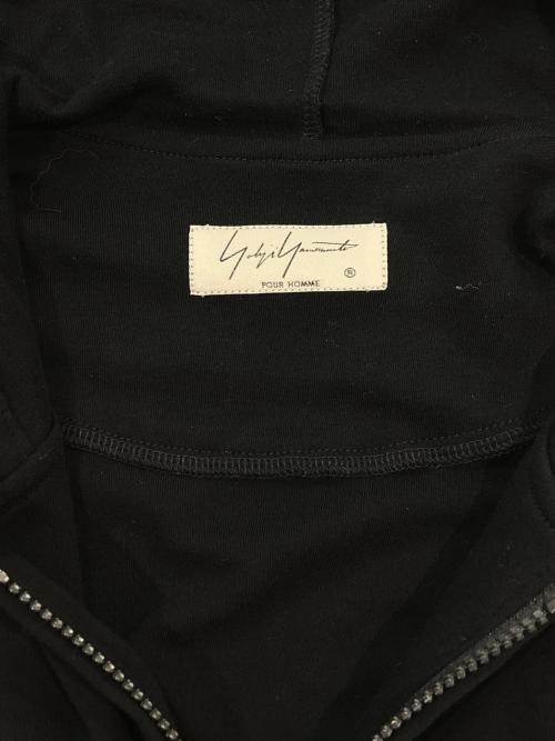Yohji Yamamoto pour homme（ヨウジヤマモト プールオム）Yohji Yamamoto pour homme (ヨウジヤマモト プールオム) ジップアップフーディベスト ブラック サイズ:SIZE 3の古着・服飾アイテム