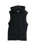 Yohji Yamamoto pour homme（ヨウジヤマモト プールオム）の古着「ジップアップフーディベスト」｜ブラック