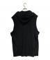 Yohji Yamamoto pour homme (ヨウジヤマモト プールオム) ジップアップフーディベスト ブラック サイズ:SIZE 3：17000円