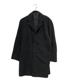 JIL SANDER（ジルサンダー）の古着「メルトンコート」｜ブラック