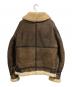AVIREX (アヴィレックス) B-3 ムートンジャケット ブラウン×ベージュ サイズ:SIZE 38：25000円