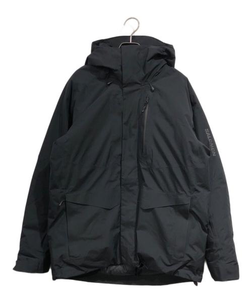SALOMON（サロモン）SALOMON (サロモン) フーデットダウンジャケット ダークネイビー サイズ:SIZE Mの古着・服飾アイテム