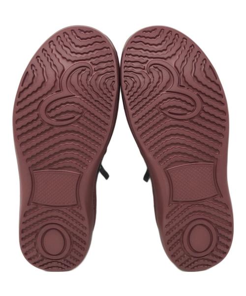 estacion（エスタシオン）ESTACION (エスタシオン) レザーパッチワークジップショートブーツ ネイビー サイズ:SIZE LLの古着・服飾アイテム