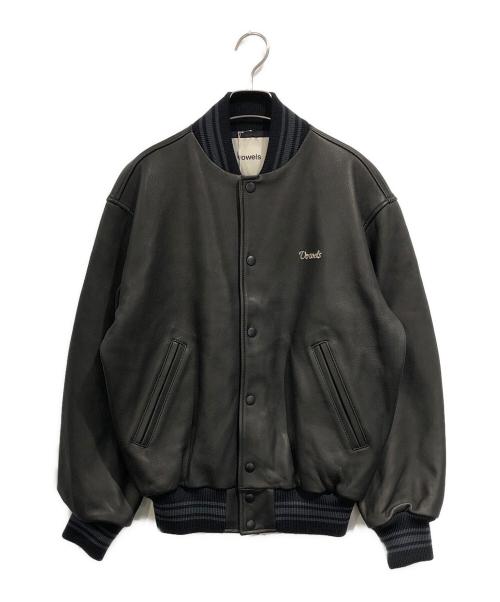 VOWELS（バウルズ）vowels (バウルズ) VERSITY JACKET ブラック サイズ:SIZE 1の古着・服飾アイテム