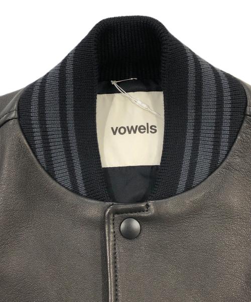 VOWELS（バウルズ）vowels (バウルズ) VERSITY JACKET ブラック サイズ:SIZE 1の古着・服飾アイテム