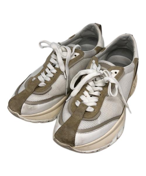 JIMMY CHOO（ジミーチュウ）JIMMY CHOO (ジミーチュウ) レイン/チャンキースニーカー ベージュ サイズ:SIZE 41の古着・服飾アイテム