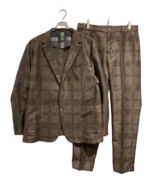 BLACK LABEL CRESTBRIDGE（ブラックレーベル クレストブリッジ）の古着「シャドークレストブリッジチェックカラミJKTセットアップ」｜ブラウン