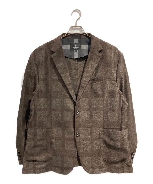 BLACK LABEL CRESTBRIDGE（ブラックレーベル クレストブリッジ）BLACK LABEL CRESTBRIDGE (ブラックレーベル クレストブリッジ) シャドークレストブリッジチェックカラミJKTセットアップ ブラウン サイズ:SIZE 3L　パンツLLの古着・服飾アイテム