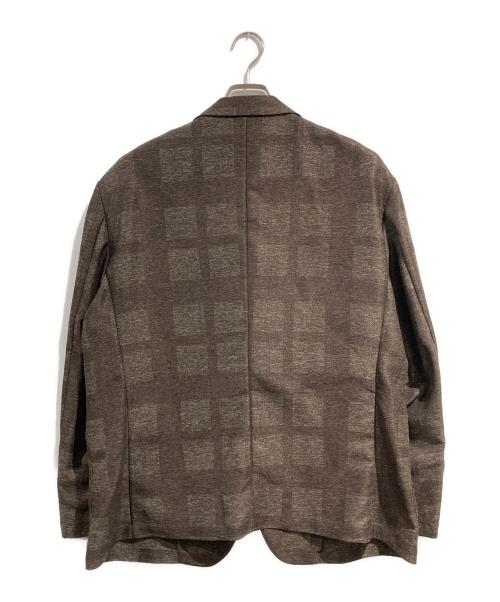 BLACK LABEL CRESTBRIDGE（ブラックレーベル クレストブリッジ）BLACK LABEL CRESTBRIDGE (ブラックレーベル クレストブリッジ) シャドークレストブリッジチェックカラミJKTセットアップ ブラウン サイズ:SIZE 3L　パンツLLの古着・服飾アイテム