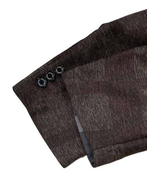 BLACK LABEL CRESTBRIDGE（ブラックレーベル クレストブリッジ）BLACK LABEL CRESTBRIDGE (ブラックレーベル クレストブリッジ) シャドークレストブリッジチェックカラミJKTセットアップ ブラウン サイズ:SIZE 3L　パンツLLの古着・服飾アイテム